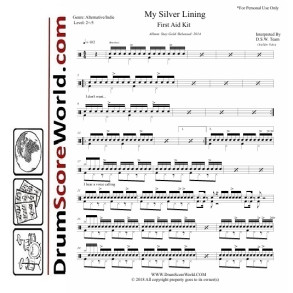 First Aid Kit - My Silver Lining | Drum Sheet Music